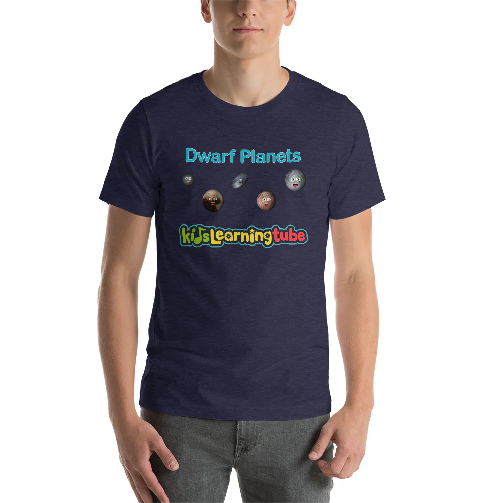5 Dwarf Planets-Short-Sleeve Unisex T-Shirt - Image 2