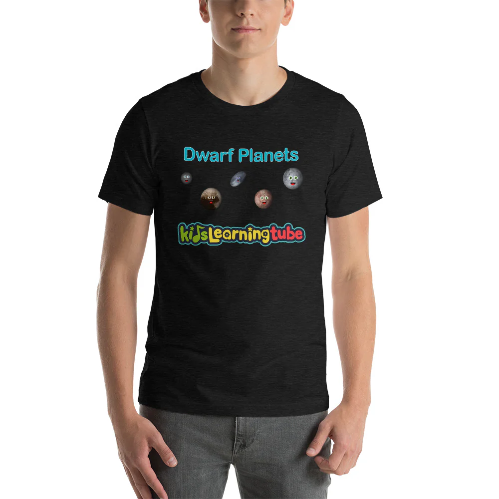 5 Dwarf Planets-Short-Sleeve Unisex T-Shirt - Image 3