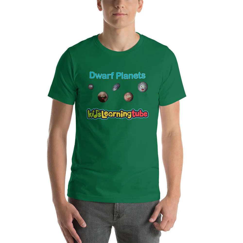 5 Dwarf Planets-Short-Sleeve Unisex T-Shirt - Image 4