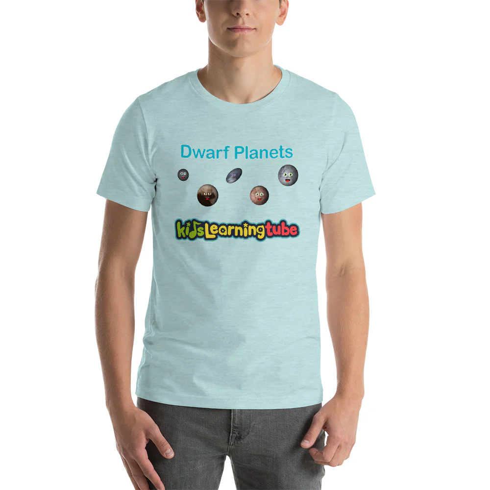 5 Dwarf Planets-Short-Sleeve Unisex T-Shirt - Image 5