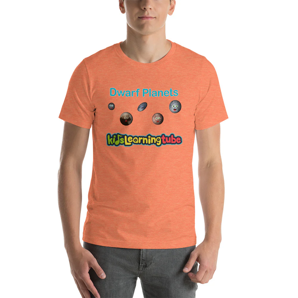 5 Dwarf Planets-Short-Sleeve Unisex T-Shirt - Image 6