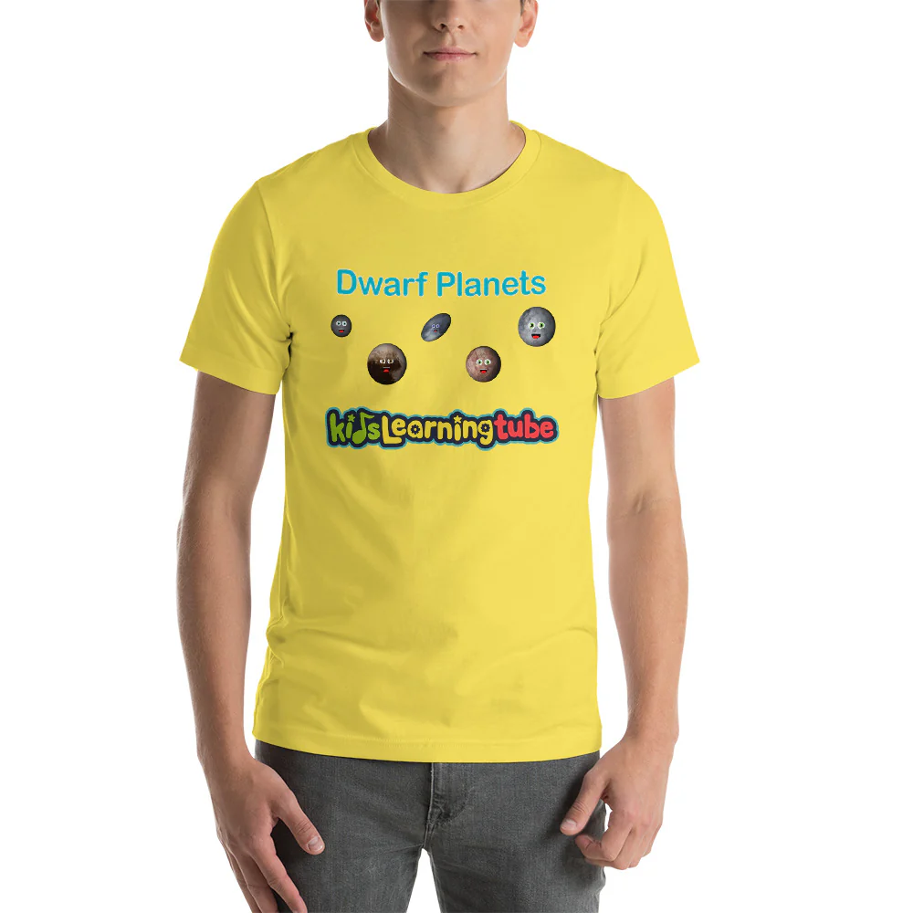 5 Dwarf Planets-Short-Sleeve Unisex T-Shirt - Image 7