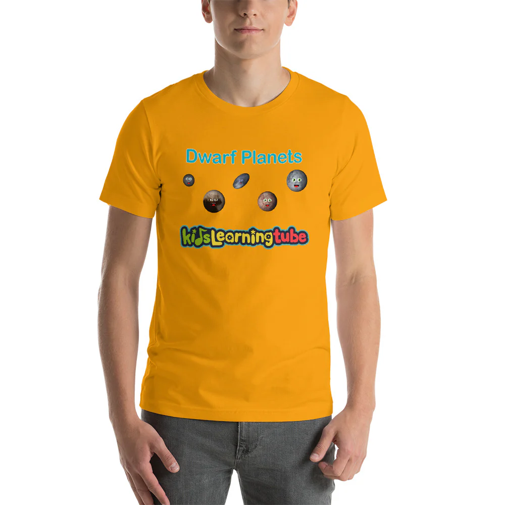 5 Dwarf Planets-Short-Sleeve Unisex T-Shirt - Image 9