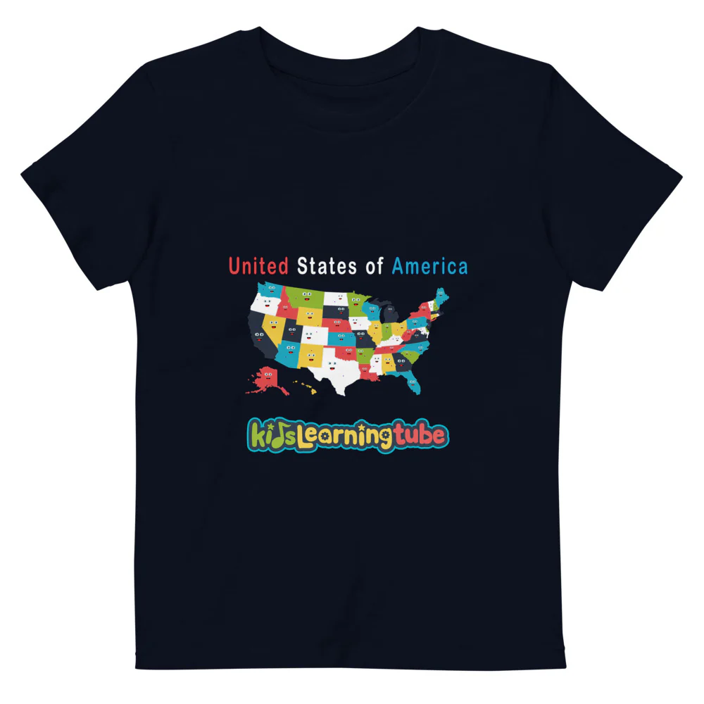 50 States - Organic cotton kids t-shirt - Image 2