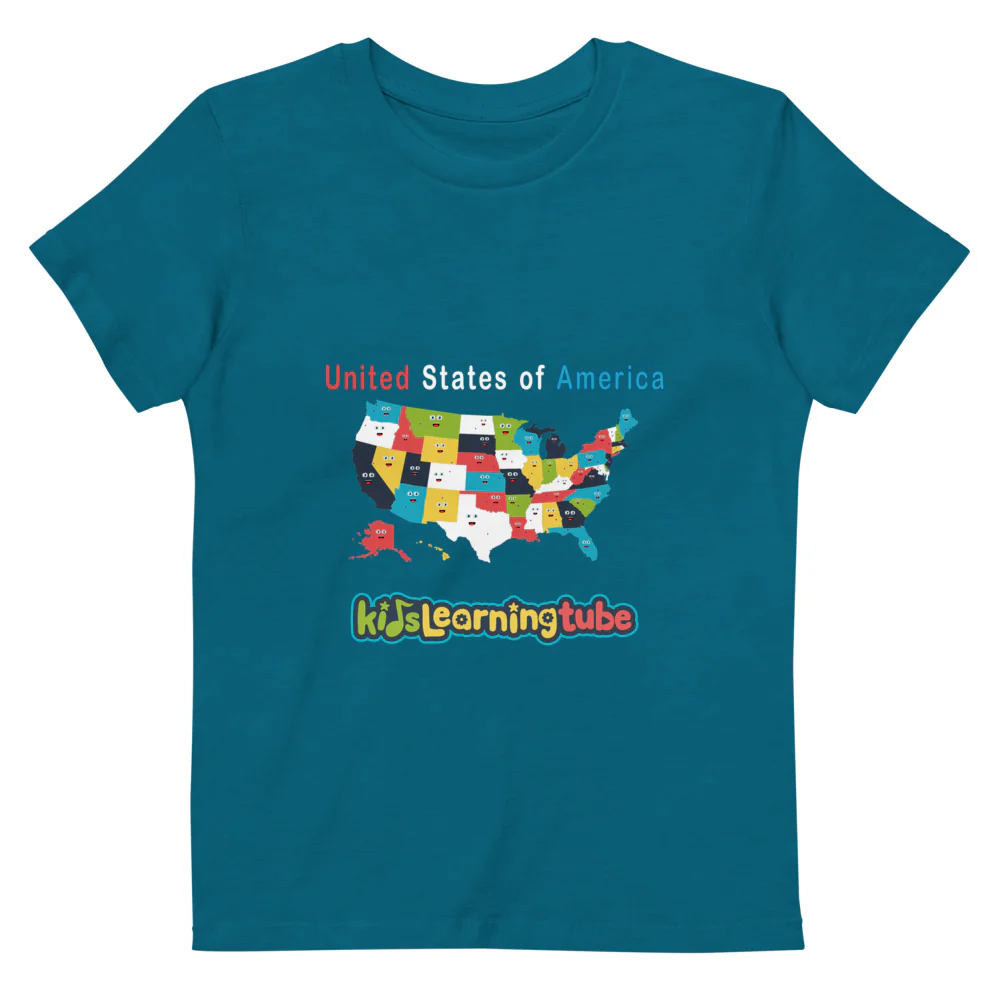 50 States - Organic cotton kids t-shirt - Image 3