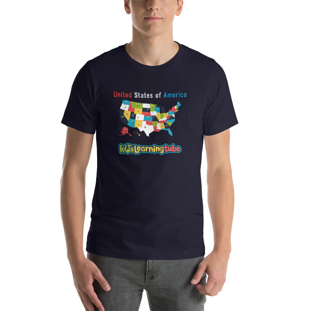 50 States-Short-Sleeve Unisex T-Shirt - Image 4