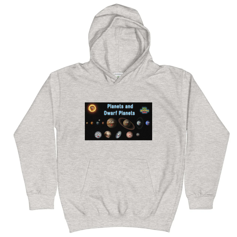 8 Planets and 5 Dwarf Planets - Kids Hoodie - Image 3