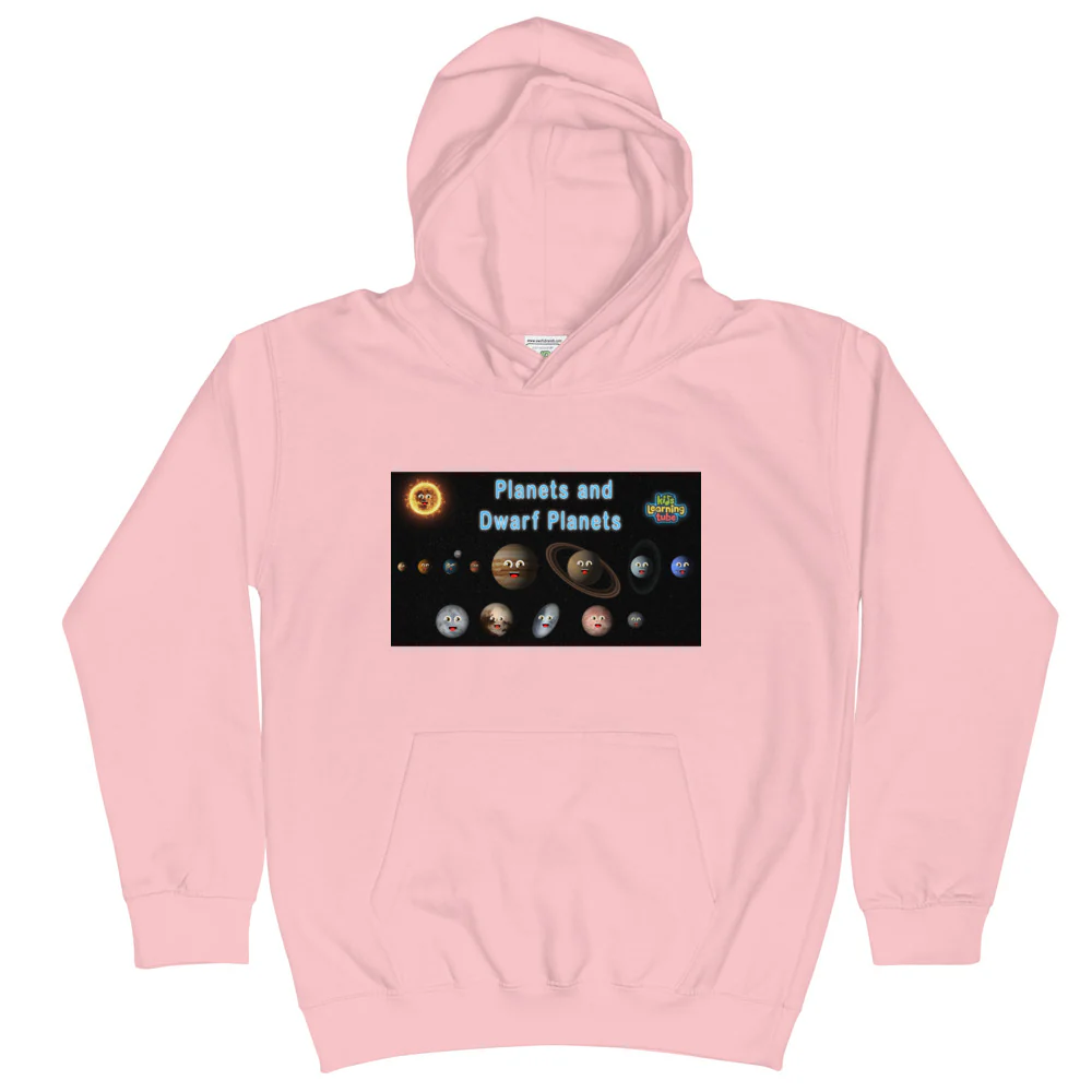 8 Planets and 5 Dwarf Planets - Kids Hoodie - Image 4