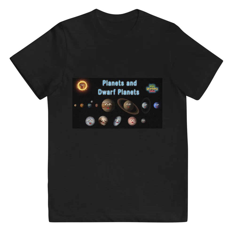 8 Planets and 5 Dwarf Planets - Youth jersey t-shirt - Image 2