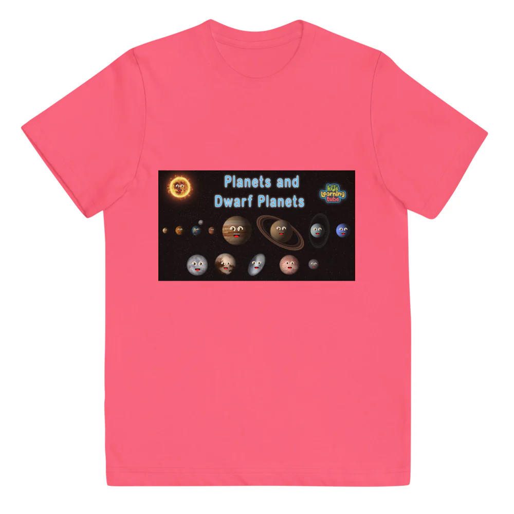 8 Planets and 5 Dwarf Planets - Youth jersey t-shirt - Image 4