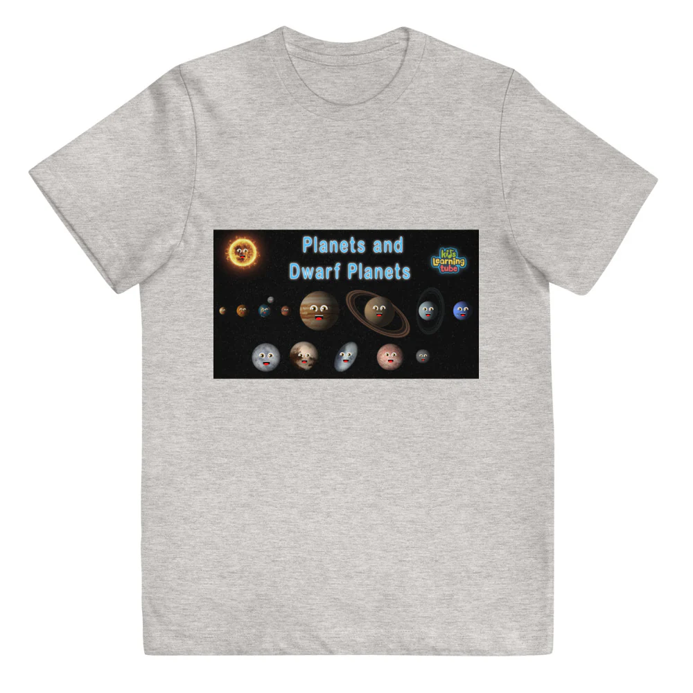 8 Planets and 5 Dwarf Planets - Youth jersey t-shirt - Image 5
