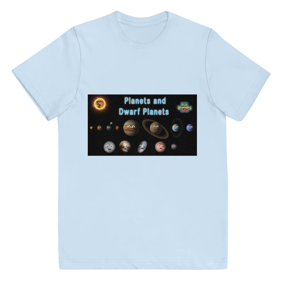 8 Planets and 5 Dwarf Planets - Youth jersey t-shirt - Image 6