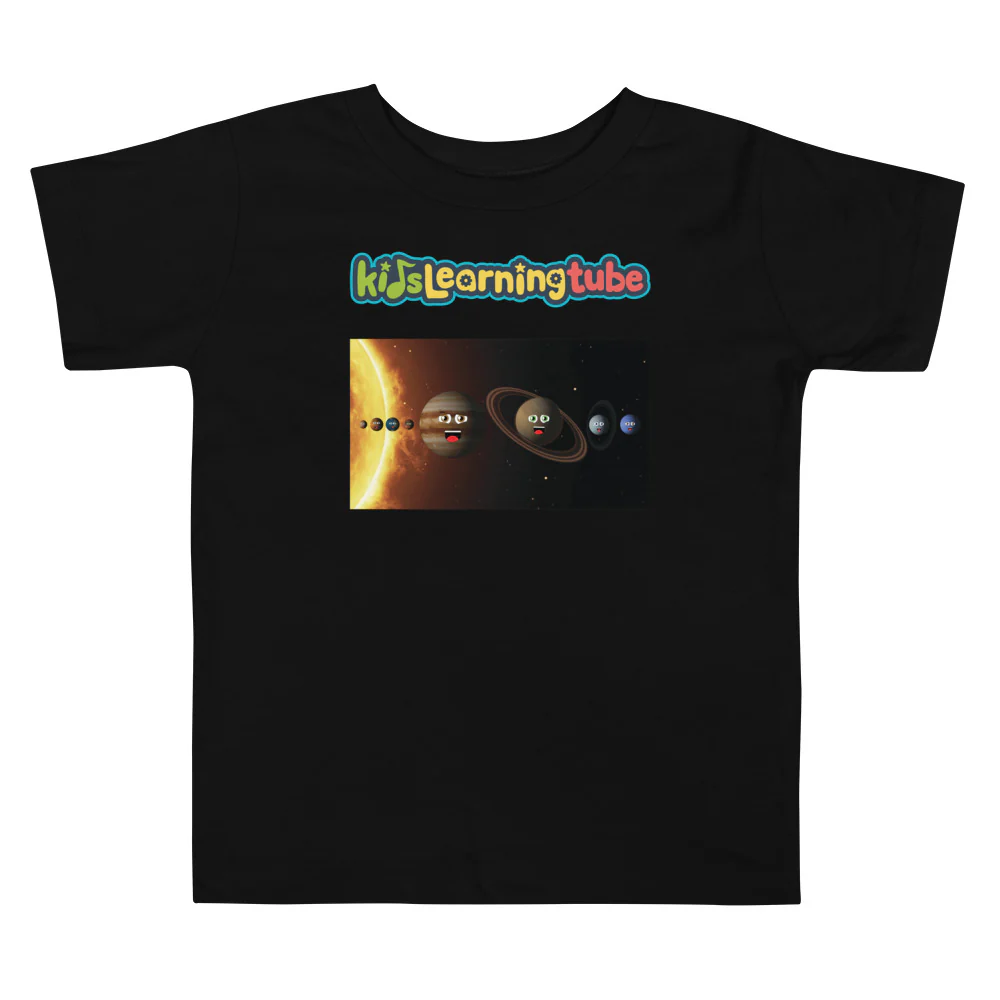 8 Planets - Toddler Short Sleeve Tee - Image 2