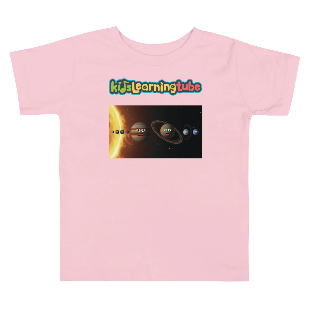8 Planets - Toddler Short Sleeve Tee - Image 4