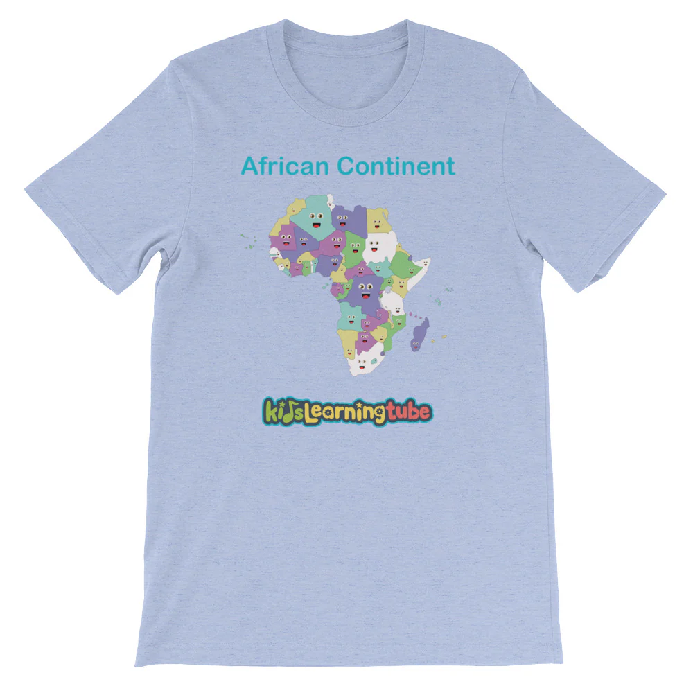 'African Continent' Adult Unisex Short Sleeve T-Shirt - Image 10