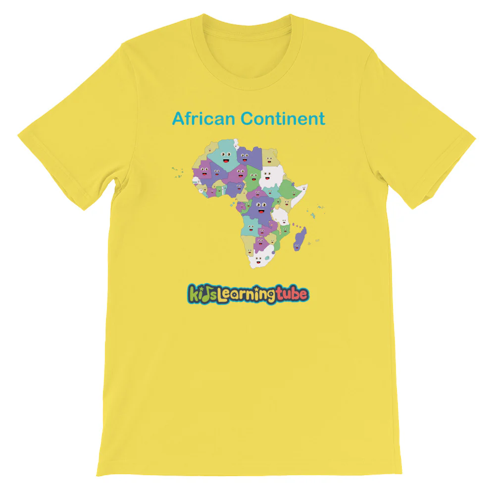 'African Continent' Adult Unisex Short Sleeve T-Shirt - Image 12