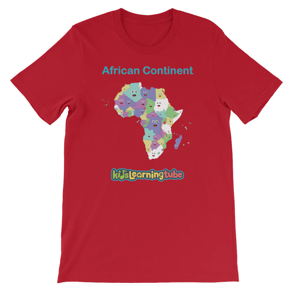'African Continent' Adult Unisex Short Sleeve T-Shirt - Image 13
