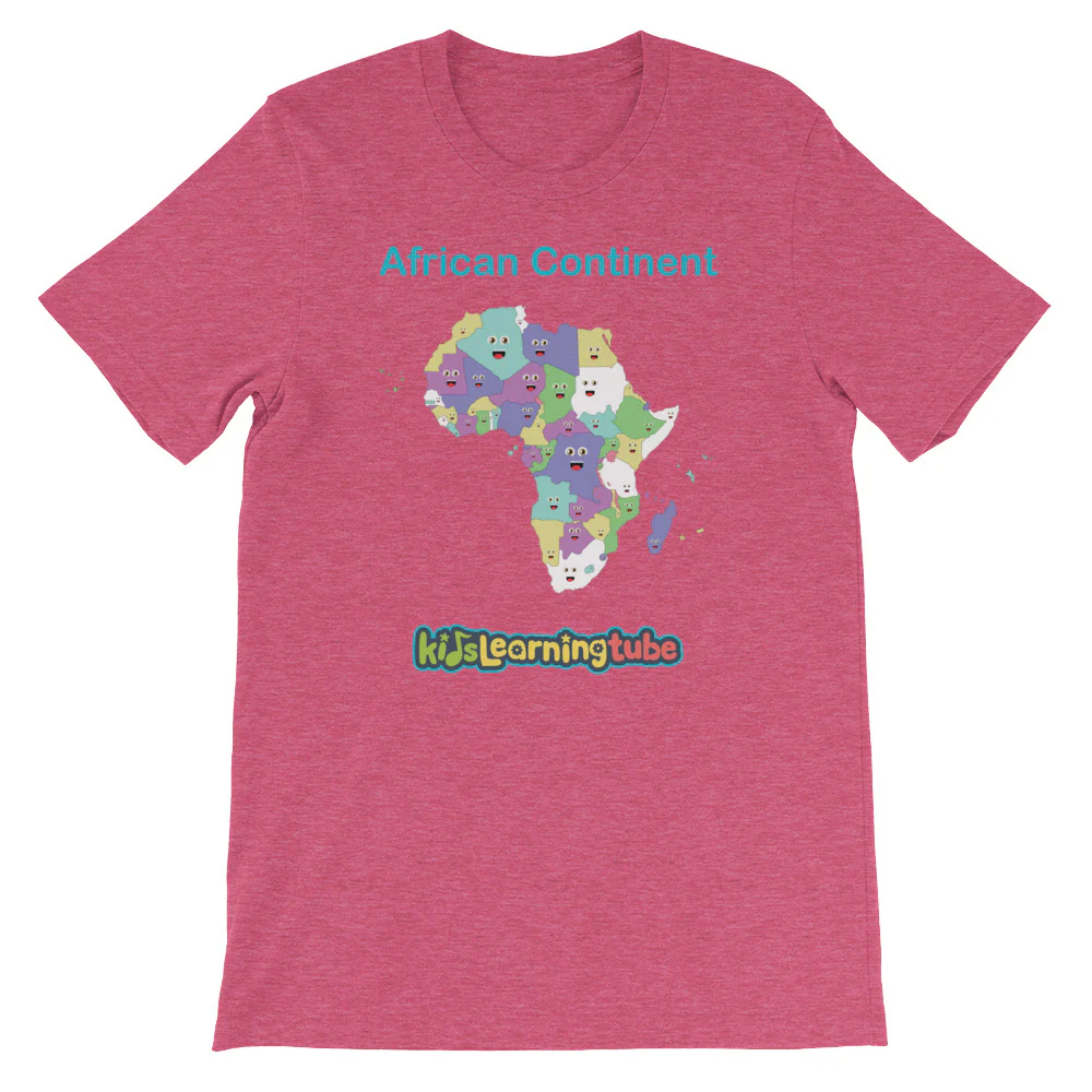 'African Continent' Adult Unisex Short Sleeve T-Shirt - Image 14