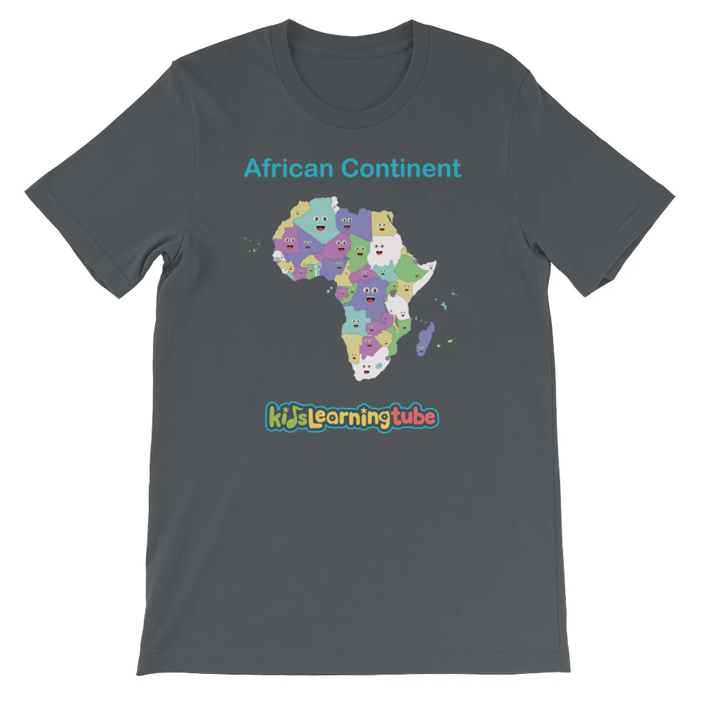 'African Continent' Adult Unisex Short Sleeve T-Shirt - Image 5