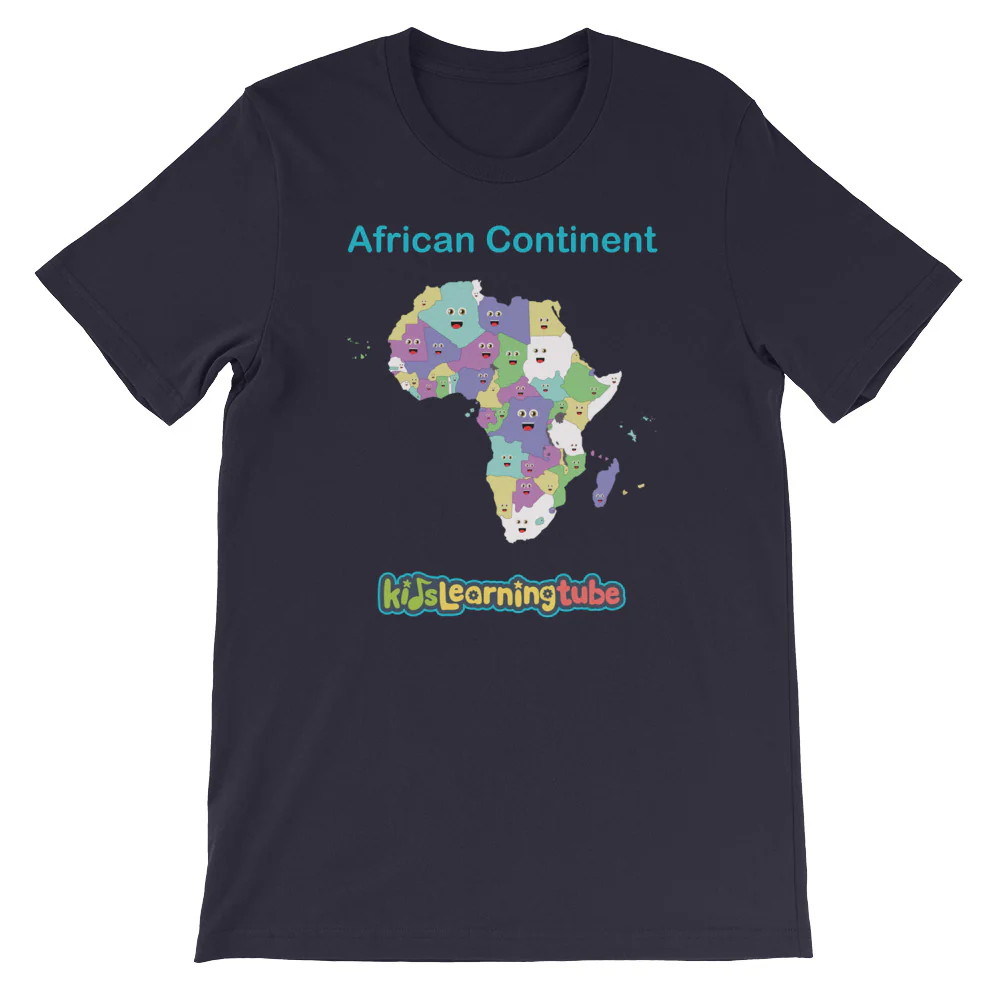 'African Continent' Adult Unisex Short Sleeve T-Shirt - Image 6