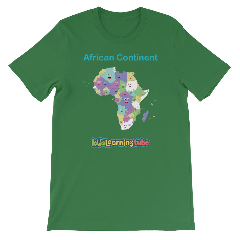 'African Continent' Adult Unisex Short Sleeve T-Shirt - Image 7