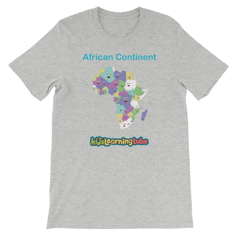 'African Continent' Adult Unisex Short Sleeve T-Shirt - Image 8