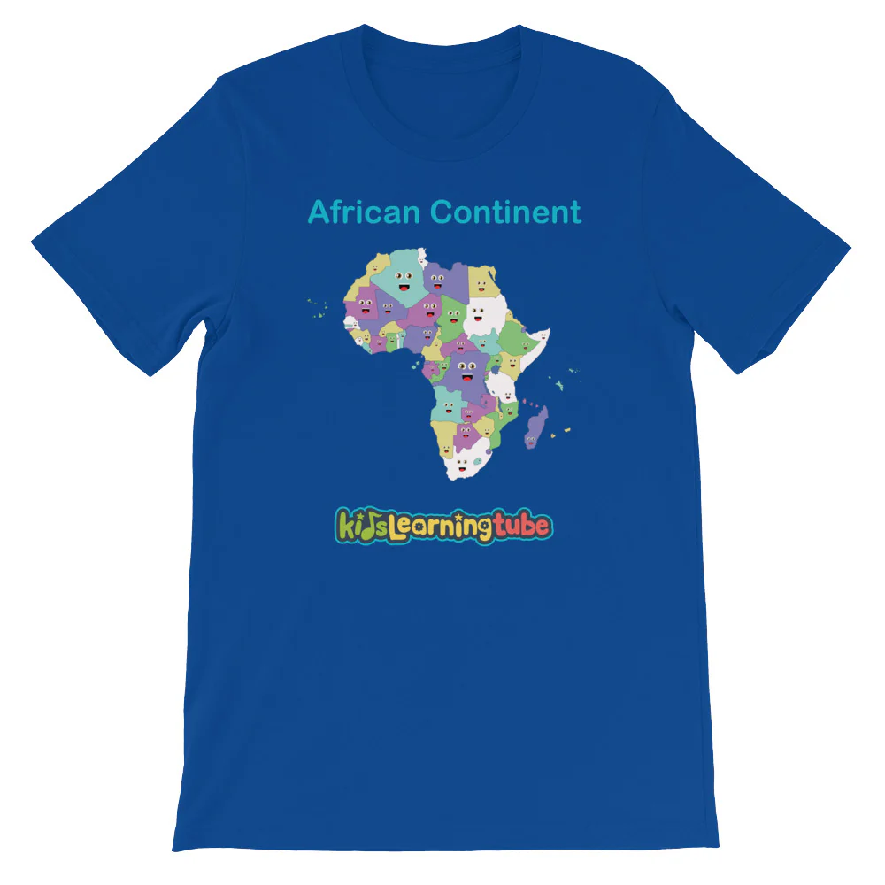 'African Continent' Adult Unisex Short Sleeve T-Shirt - Image 9