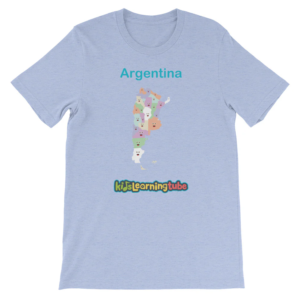'Argentina' Adult Unisex Short Sleeve T-Shirt - Image 10