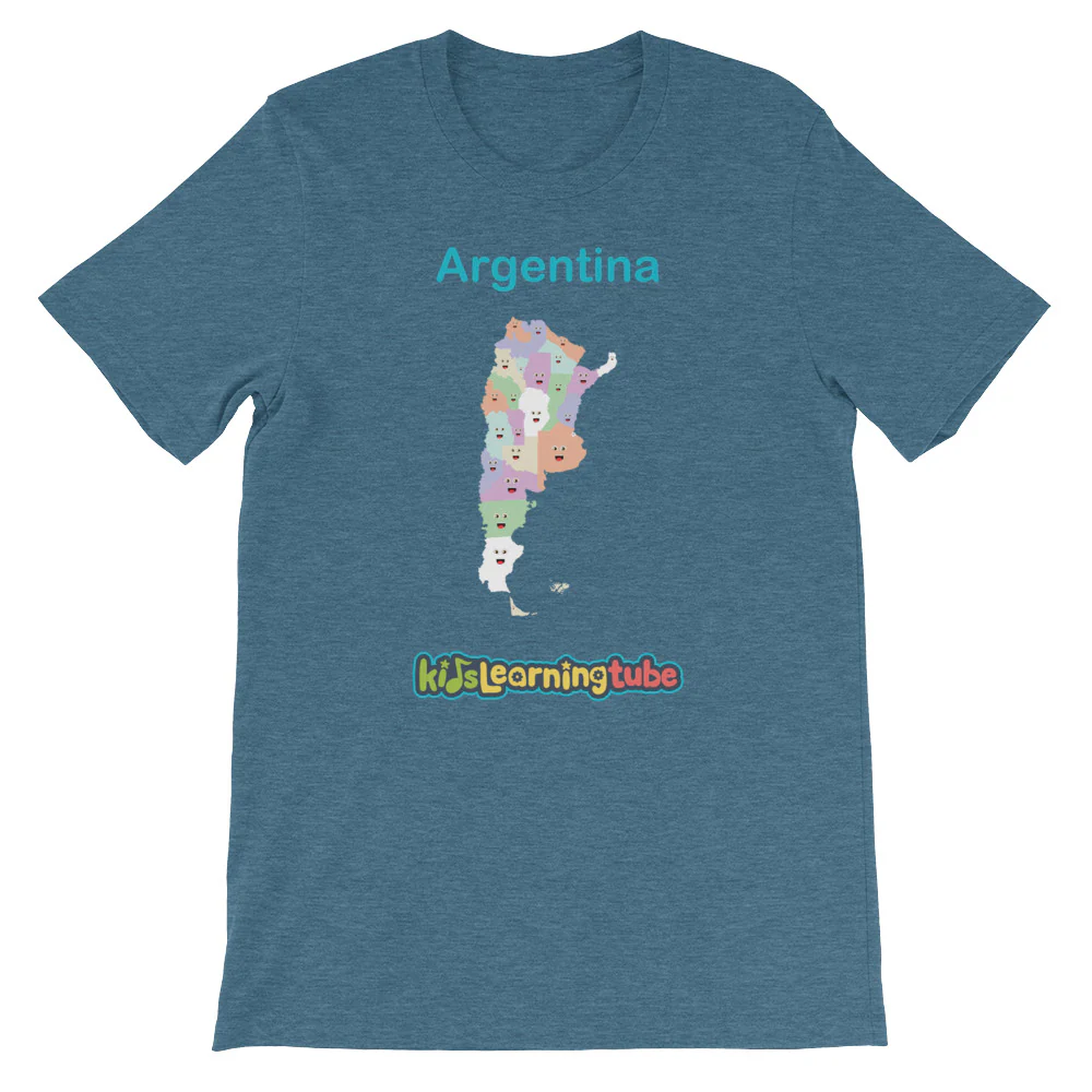 'Argentina' Adult Unisex Short Sleeve T-Shirt - Image 3