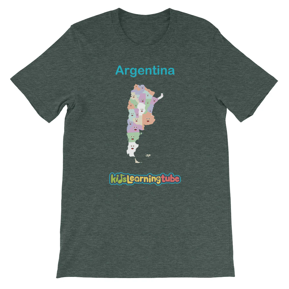 'Argentina' Adult Unisex Short Sleeve T-Shirt - Image 4