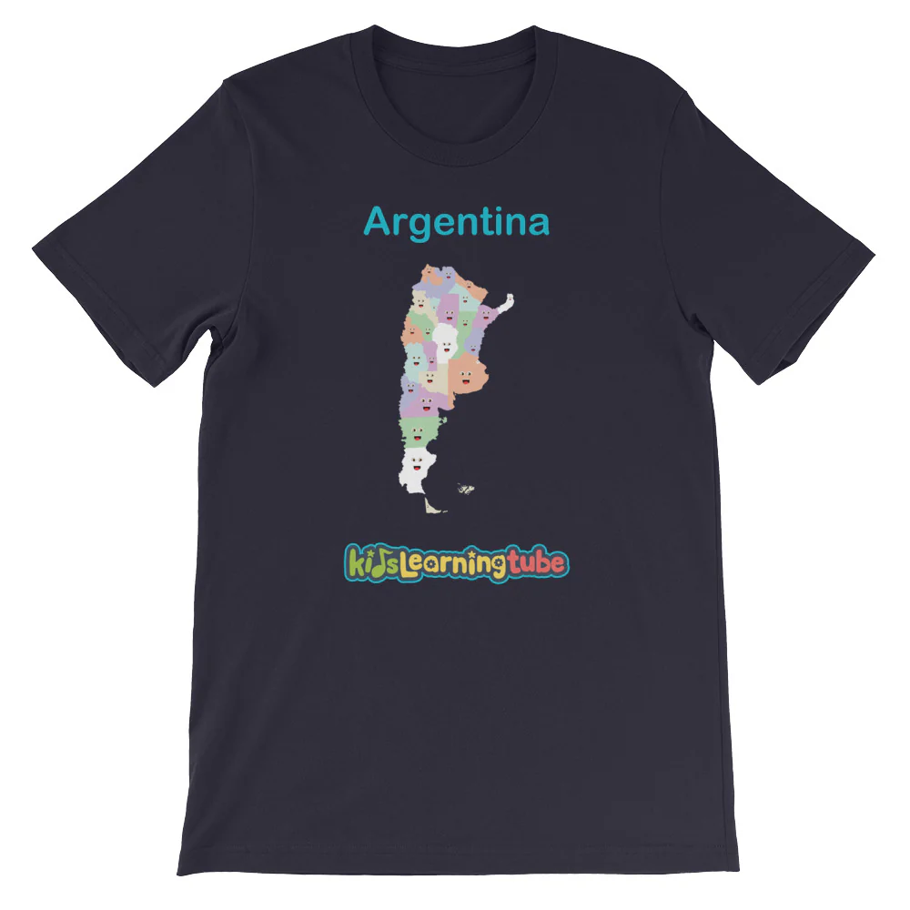 'Argentina' Adult Unisex Short Sleeve T-Shirt - Image 6