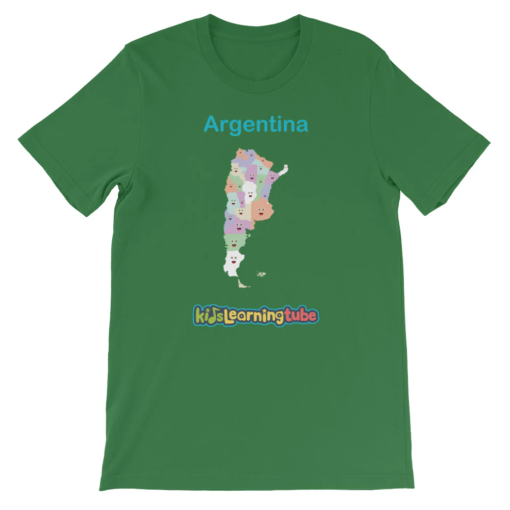 'Argentina' Adult Unisex Short Sleeve T-Shirt - Image 7