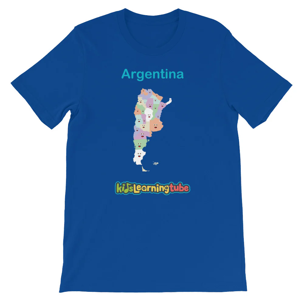 'Argentina' Adult Unisex Short Sleeve T-Shirt - Image 9