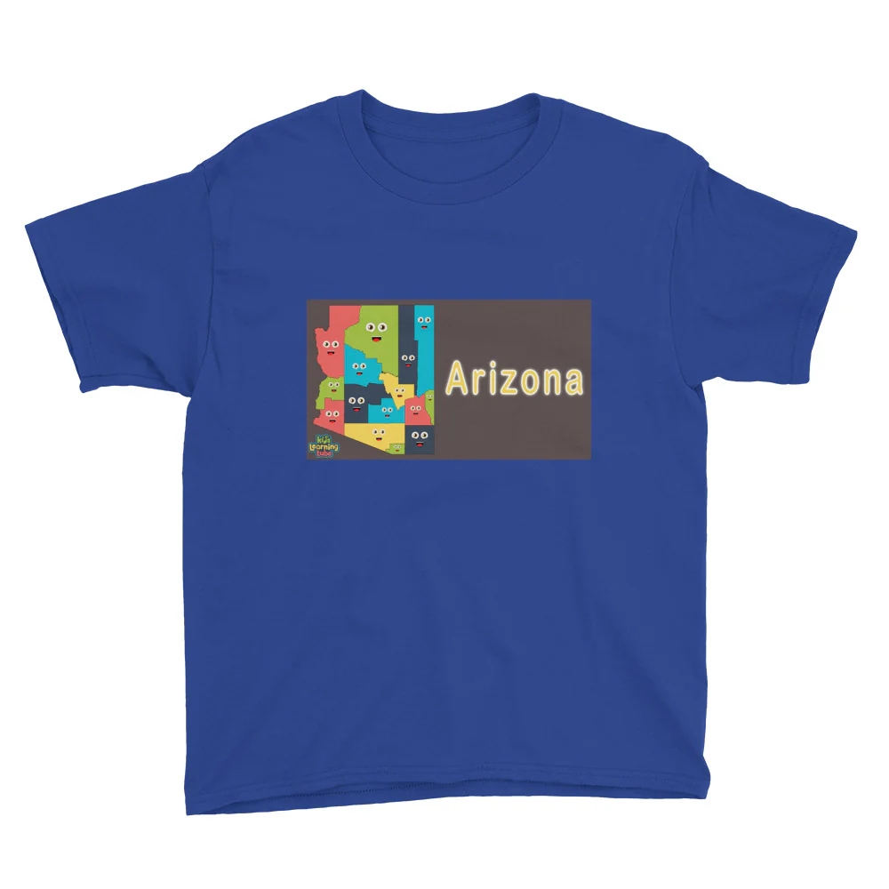 Arizona - Youth Short Sleeve T-Shirt - Image 5
