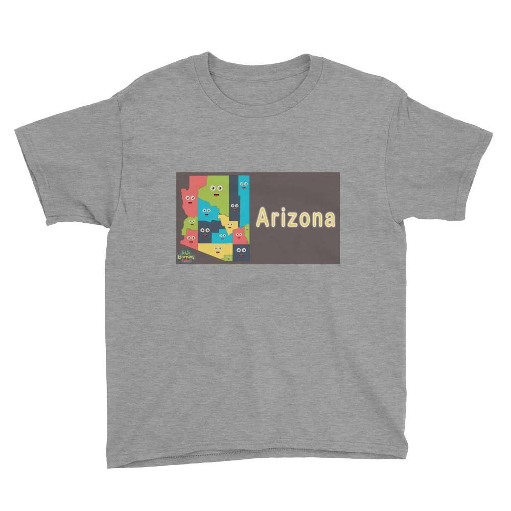 Arizona - Youth Short Sleeve T-Shirt - Image 6