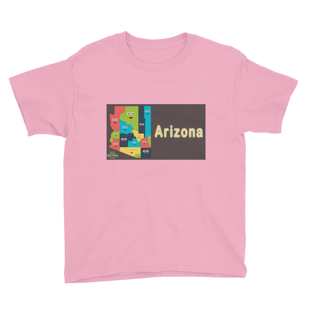 Arizona - Youth Short Sleeve T-Shirt - Image 7