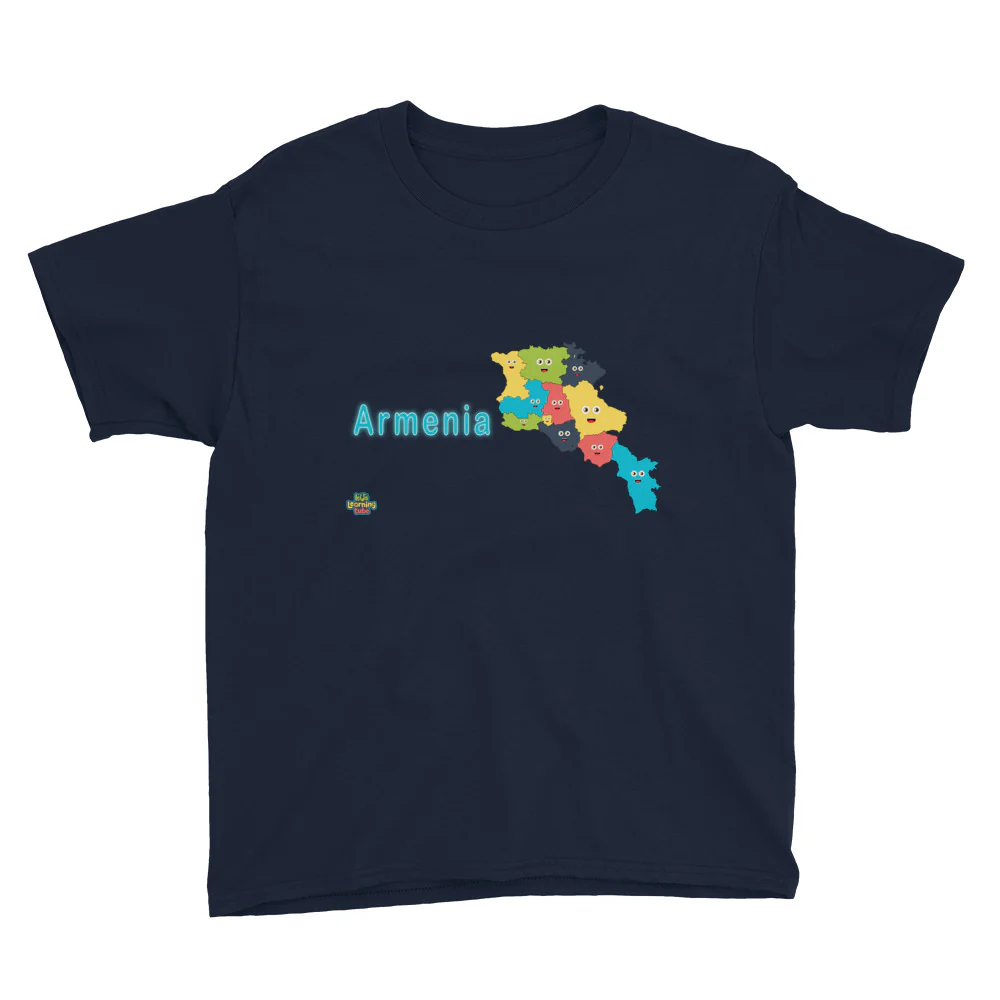Armenia-Youth Short Sleeve T-Shirt - Image 3
