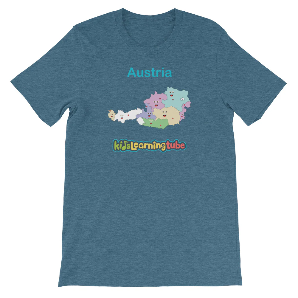 'Austria' Adult Unisex Short Sleeve T-Shirt - Image 3