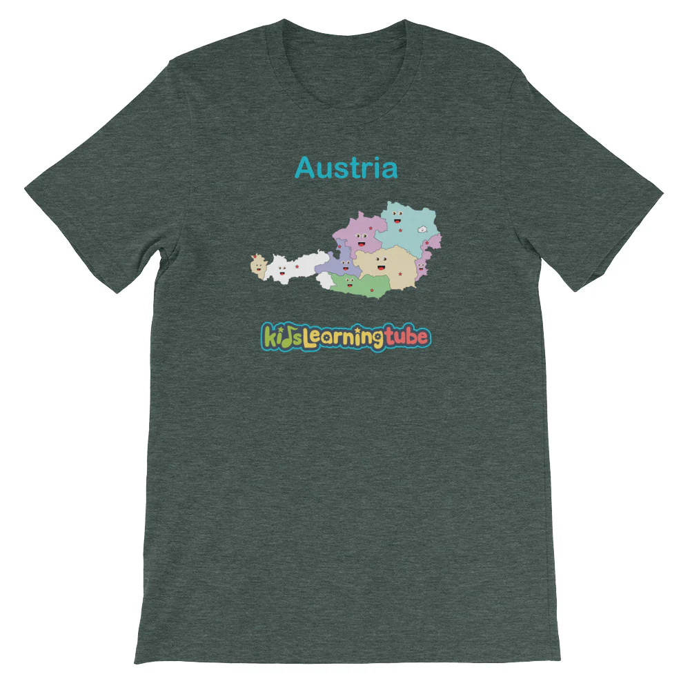 'Austria' Adult Unisex Short Sleeve T-Shirt - Image 4