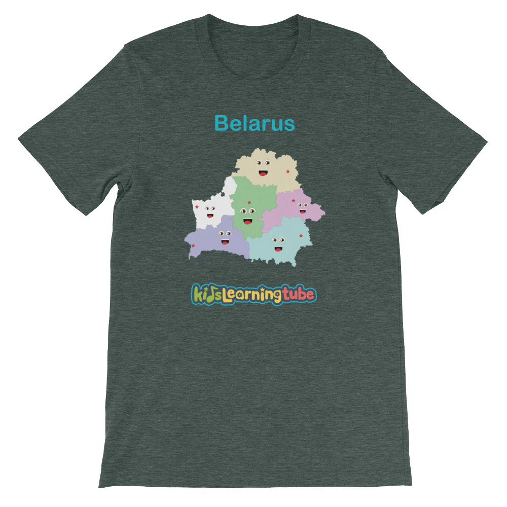 'Belarus' Adult Unisex Short Sleeve T-Shirt - Image 4