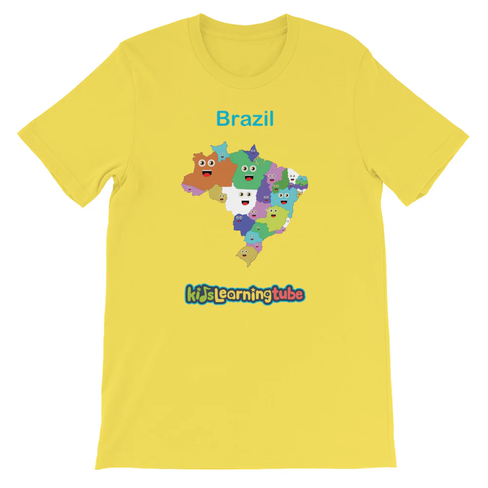 'Brazil' Adult Unisex Short Sleeve T-Shirt - Image 12