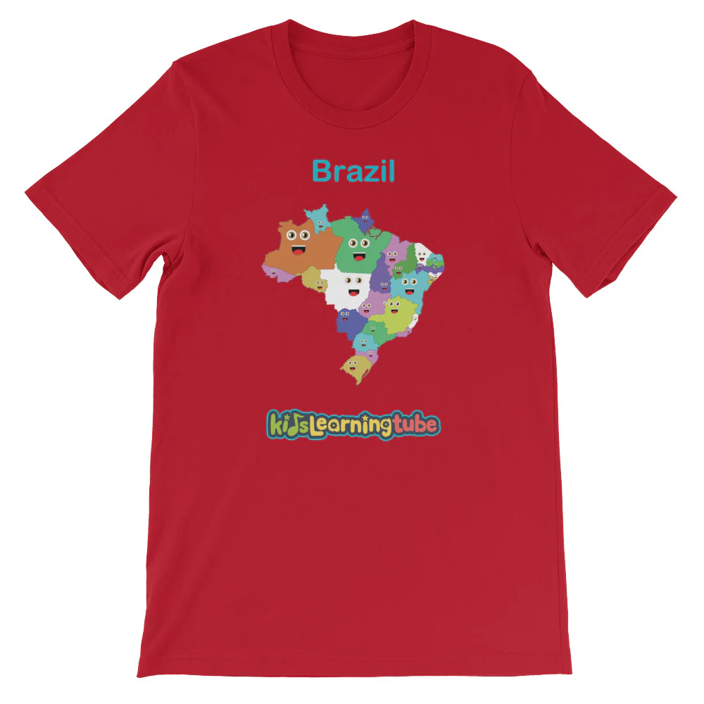 'Brazil' Adult Unisex Short Sleeve T-Shirt - Image 13