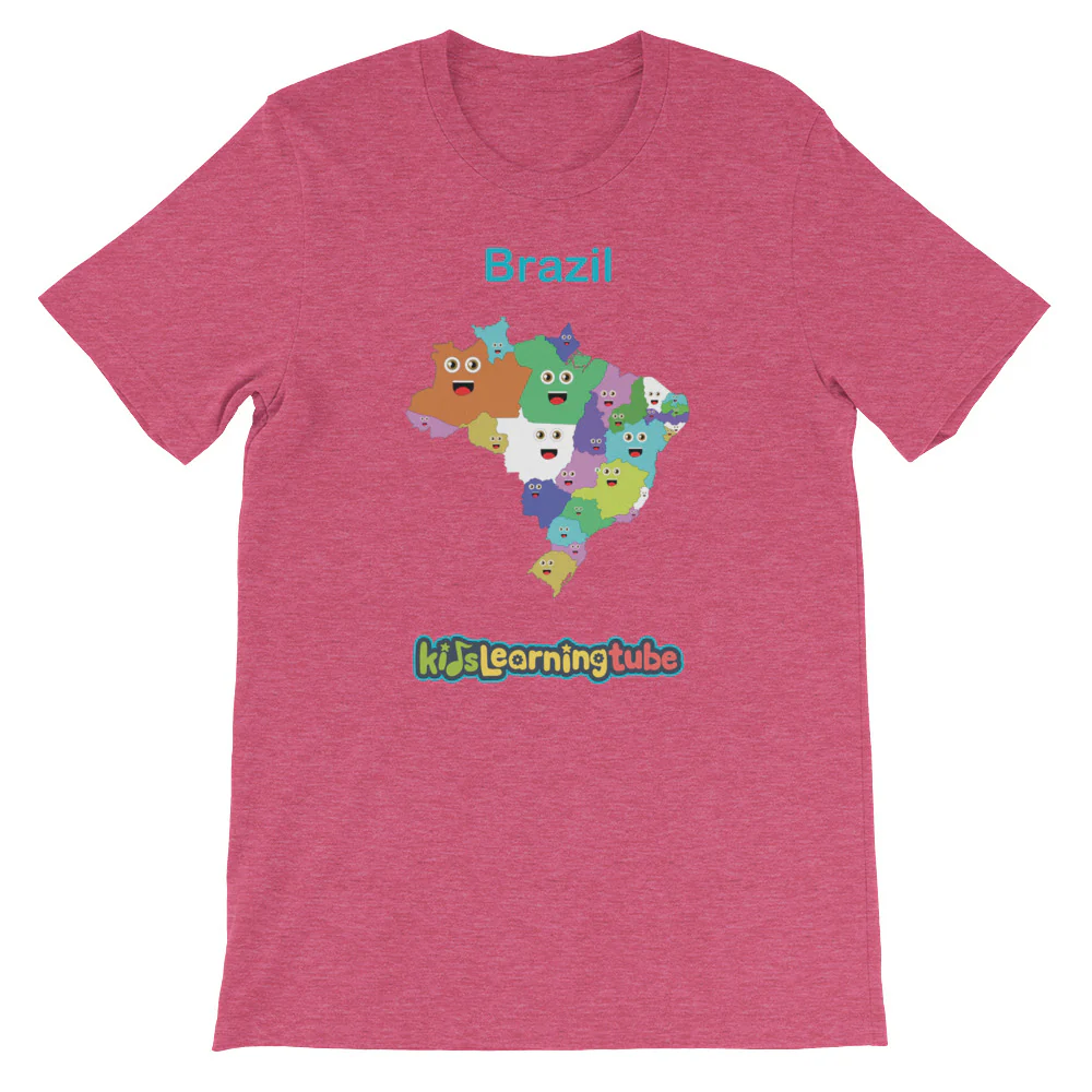 'Brazil' Adult Unisex Short Sleeve T-Shirt - Image 14