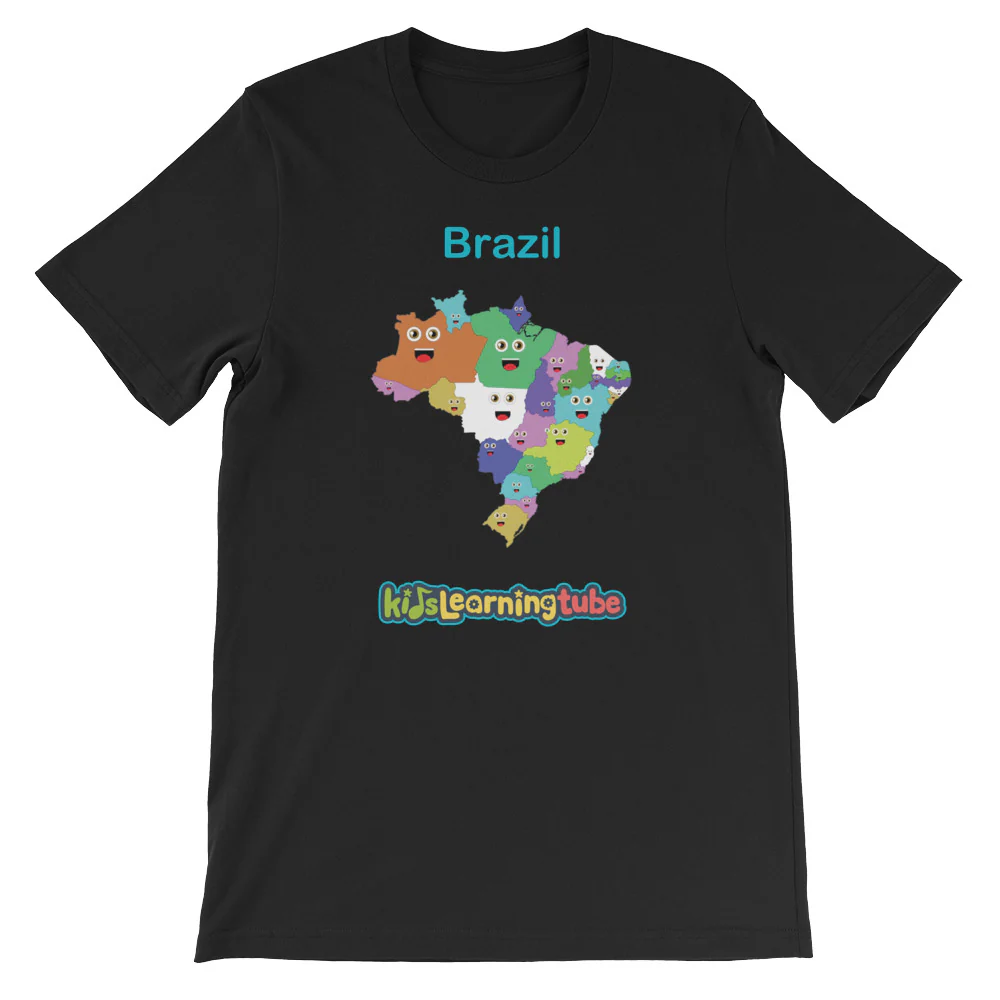 'Brazil' Adult Unisex Short Sleeve T-Shirt - Image 2
