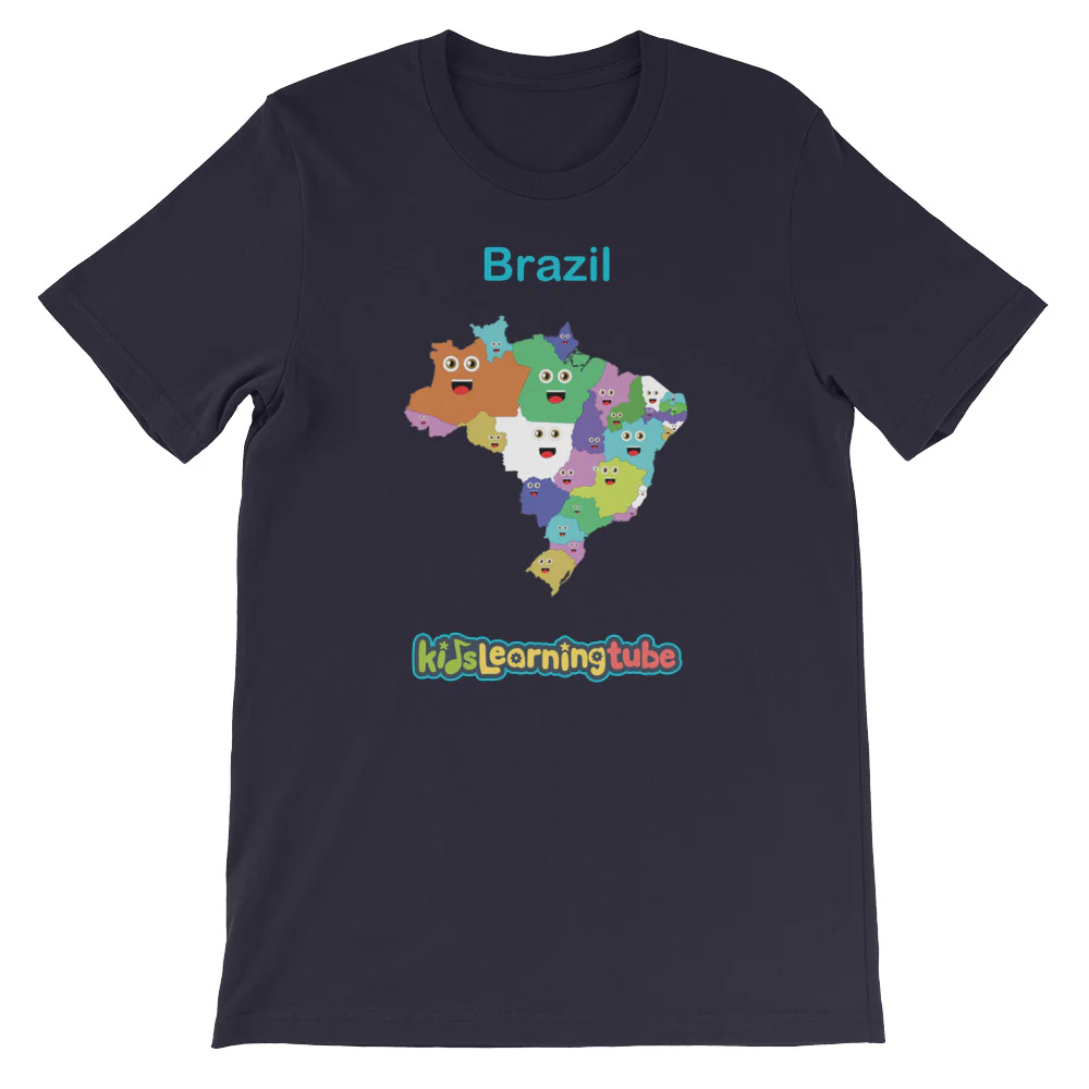 'Brazil' Adult Unisex Short Sleeve T-Shirt - Image 6
