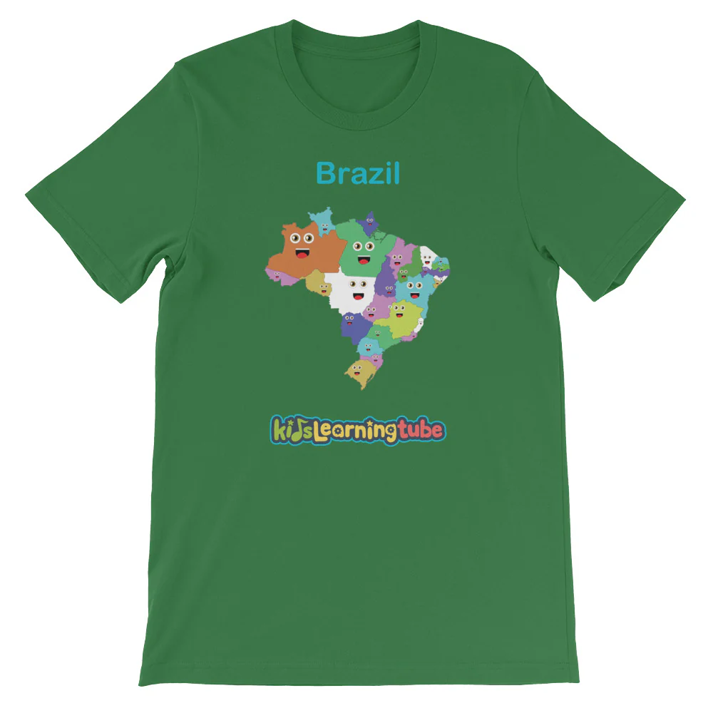 'Brazil' Adult Unisex Short Sleeve T-Shirt - Image 7