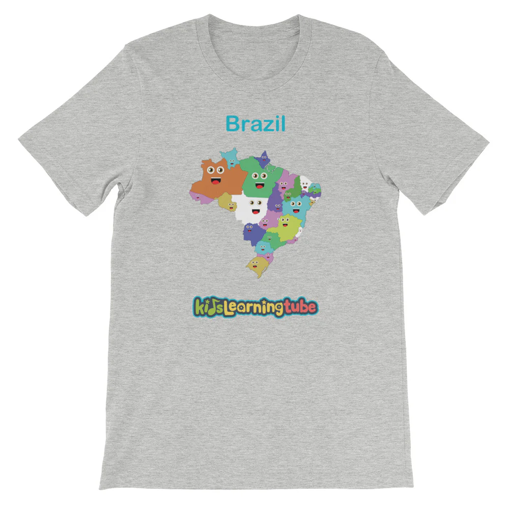 'Brazil' Adult Unisex Short Sleeve T-Shirt - Image 8