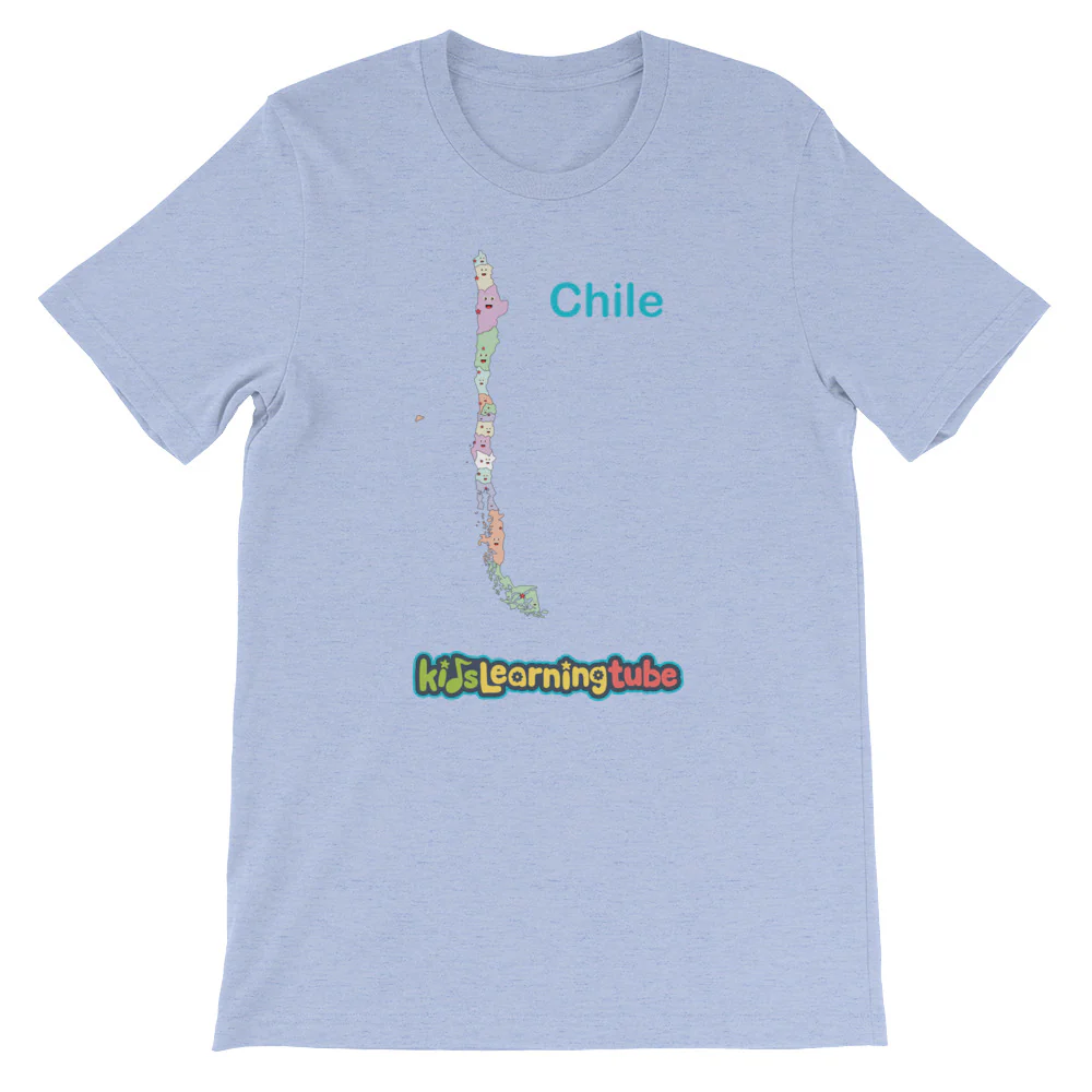 'Chile' Adult Unisex short sleeve t-shirt - Image 10