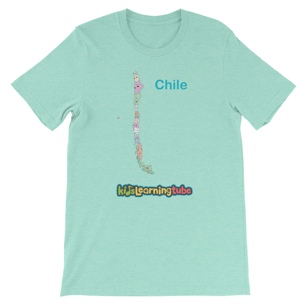 'Chile' Adult Unisex short sleeve t-shirt - Image 11