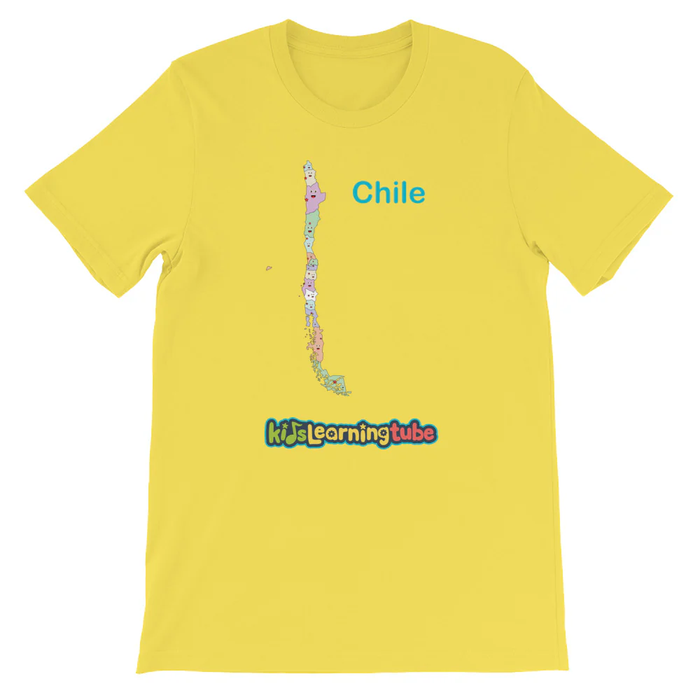 'Chile' Adult Unisex short sleeve t-shirt - Image 12